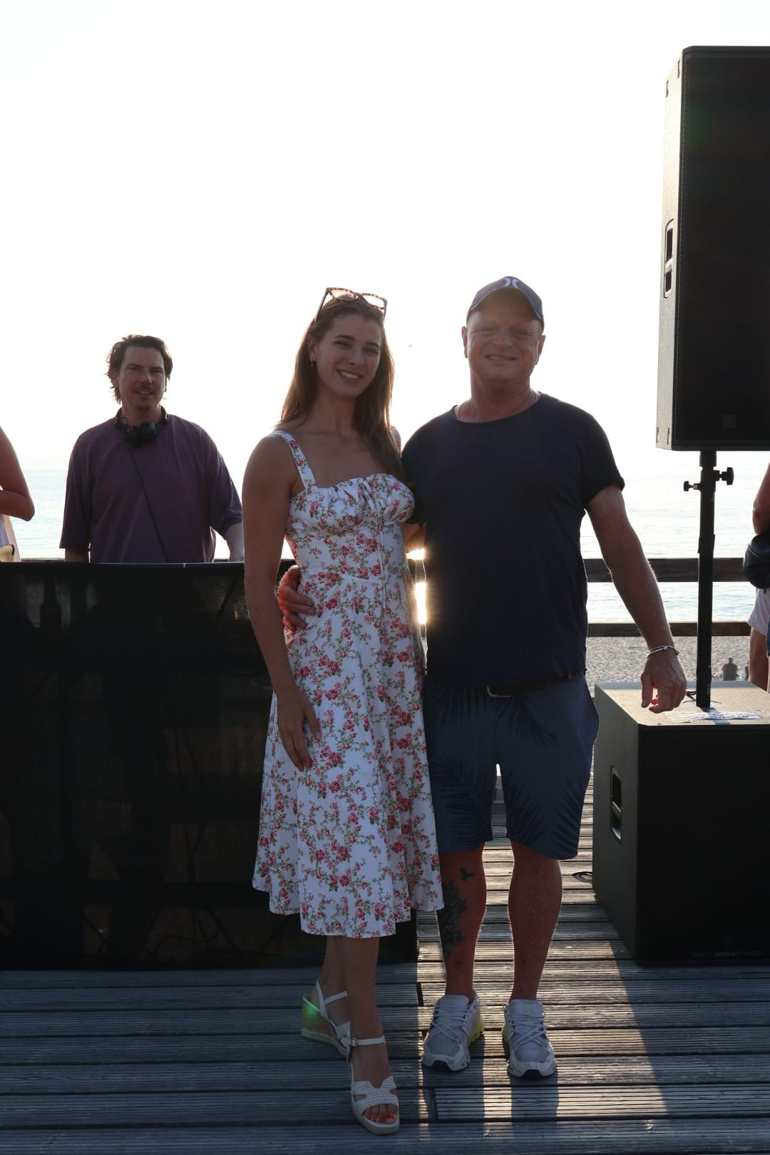 Stella mit dem Team auf Sylt