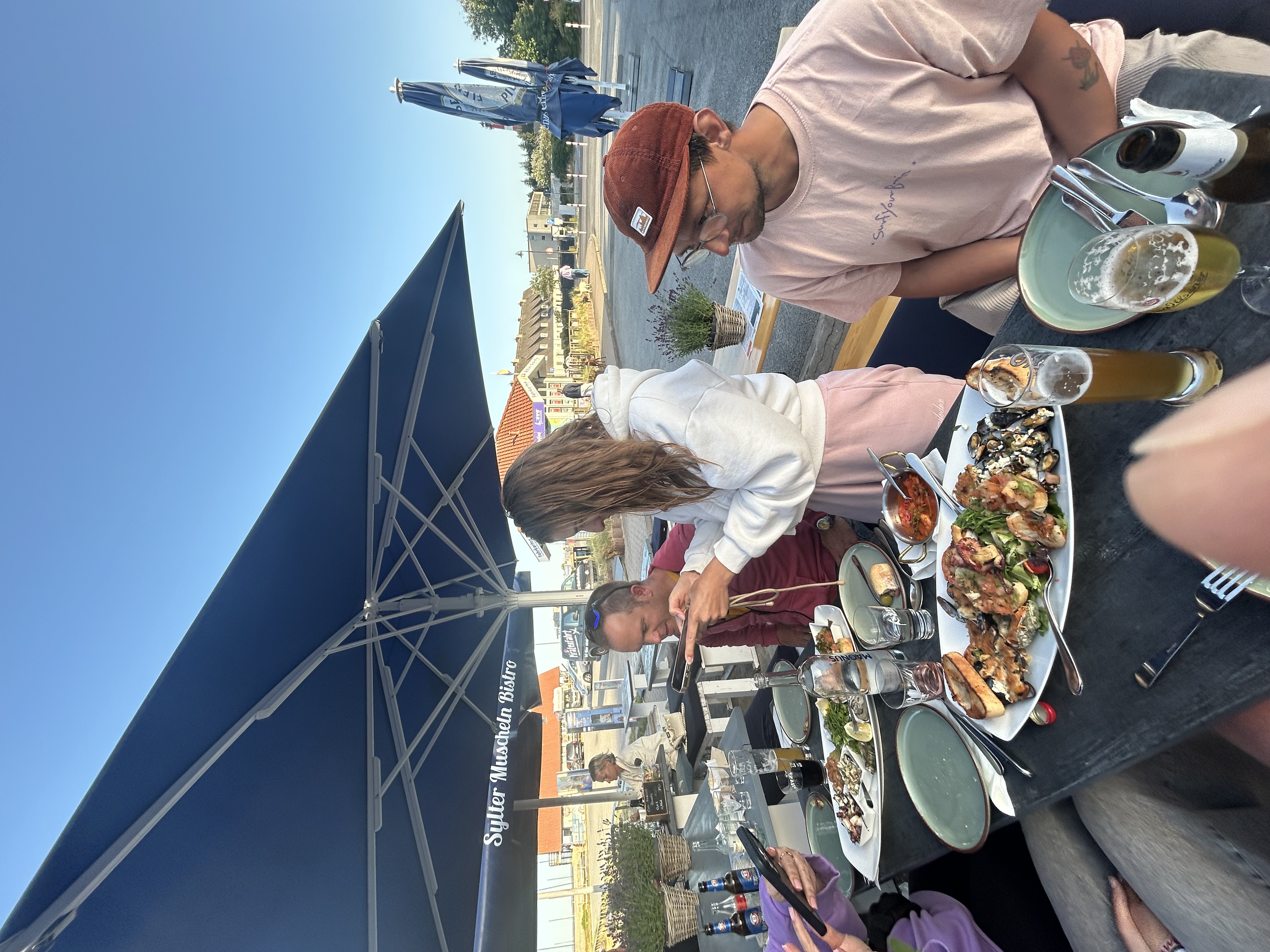 Gemeinsames Essen auf Sylt